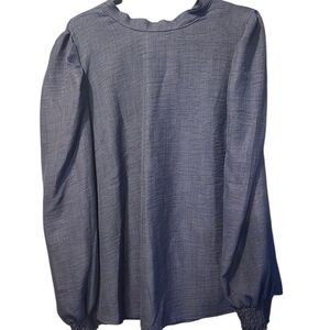 Men's Blue Long Sleeve Shirt